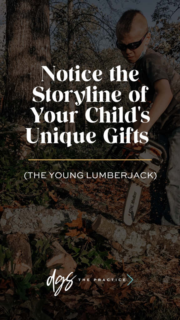 Unschooling an ADHD + ODD boy who uses a chainsaw and plays as a lumberjack